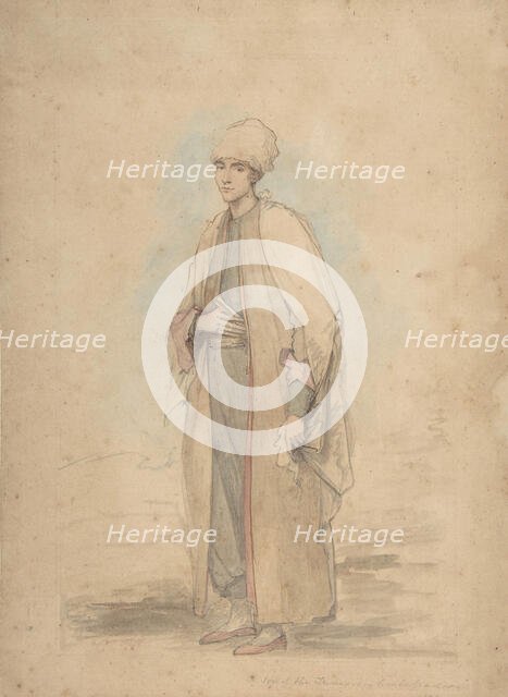 Son of the Tunisian Ambassador, 1780. Creator: Ozias Humphry.