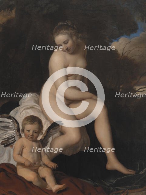 Venus and Cupid, 1628-1670. Creators: Jacob van Loo, Bartholomeus van der Helst.