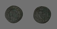 Follis (Coin) Portraying Emperor Maxentius, 308-310. Creator: Unknown.