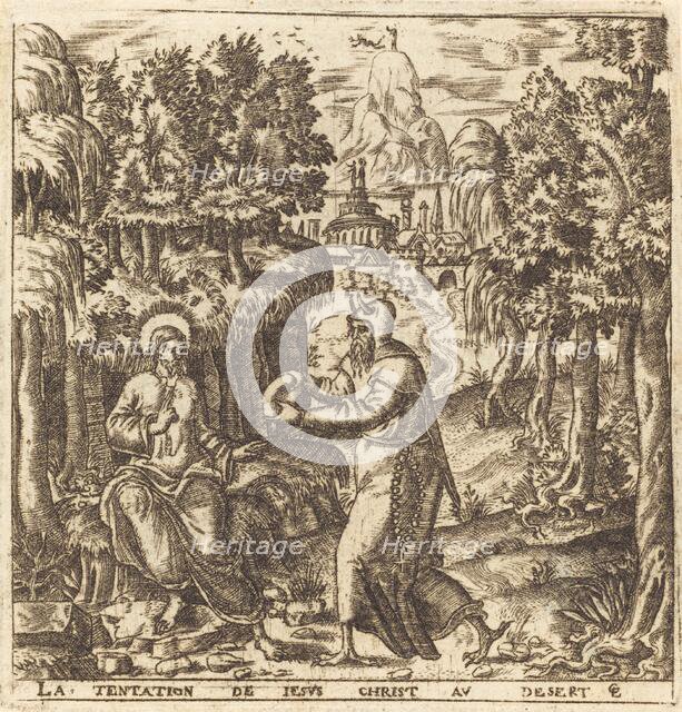 The Temptation of Christ, probably c. 1576/1580. Creator: Leonard Gaultier.