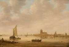 View of Dordrecht from the Dordtse Kil, 1644. Creator: Jan van Goyen.