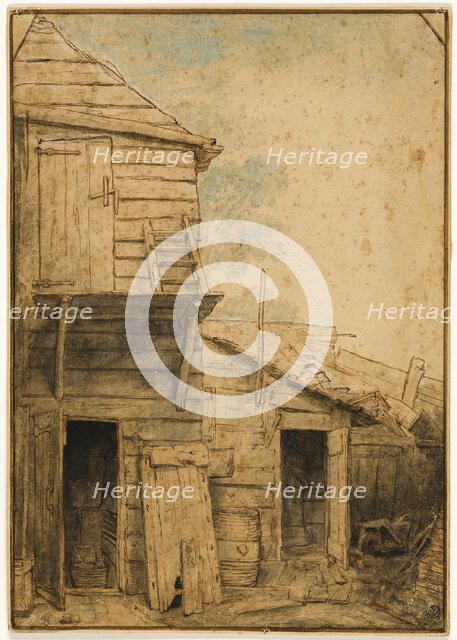 Farmyard, n.d. Creator: Adriaen van Ostade.