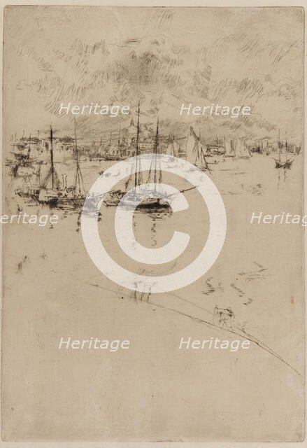 The Steamboat, Venice, 1879-1880. Creator: James Abbott McNeill Whistler.