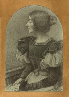 Rêverie (Portrait of Hélène Linder), 1895. Creator: Armand Point.