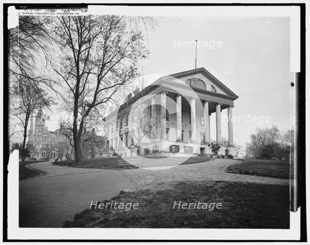 The Capitol, Richmond, Va., c1901. Creator: William H. Jackson.