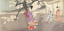 Chiyoda Castle (Album of Women), 1895., 1895. Creator: Chikanobu Yoshu.