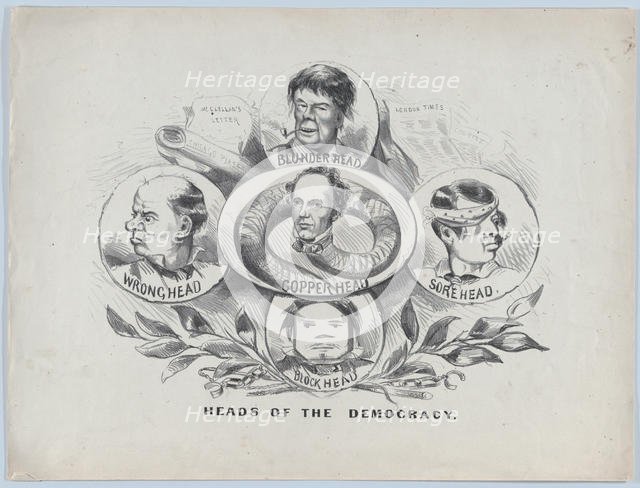 Heads of the Democracy, 1864., 1864.
