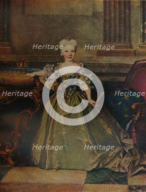 'Maria Ana Victoria de Borbon y Farnesio', 1724 (c1927). Artist: Nicolas de Largilliere.