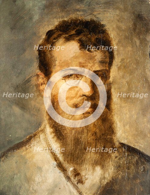 Self-portrait, 1874. Creator: Lenbach, Franz, von (1836-1904).