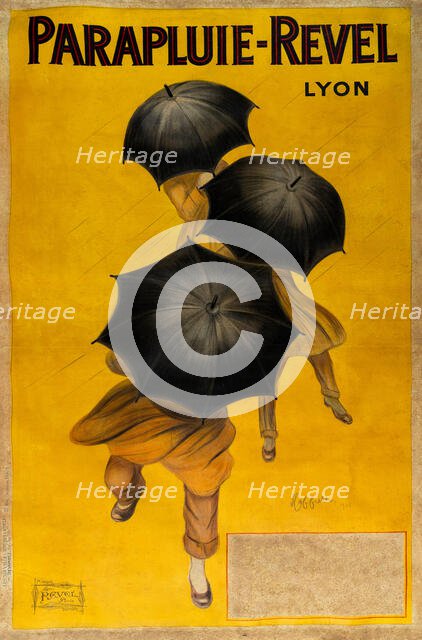 Parapluie Revel, 1922. Creator: Cappiello, Leonetto (1875-1942).