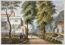 View of the Flora Tea Gardens, Bayswater, London, c1840.             Artist: Anon