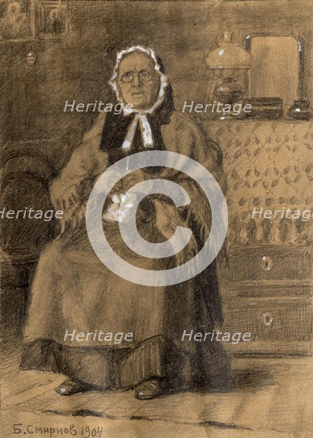 Grandmother from Krasnoyarsk, 1904. Creator: Boris Vasilievich Smirnov.