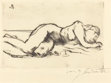 Weiblicher Akt (Female Nude), 1916. Creator: Lovis Corinth.