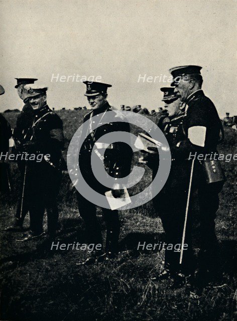 'With General French at Army Manoeuvres, 1912', (1945). Creator: Unknown.