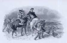 President George Washington crossing the Delaware, 1776, (c1856-c1859). Creator: James Duthie.