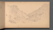 Sketchbook, page 18: "Dixville Notch, Sept. 4, 89" , 1859. Creator: Sanford Robinson Gifford (American, 1823-1880).
