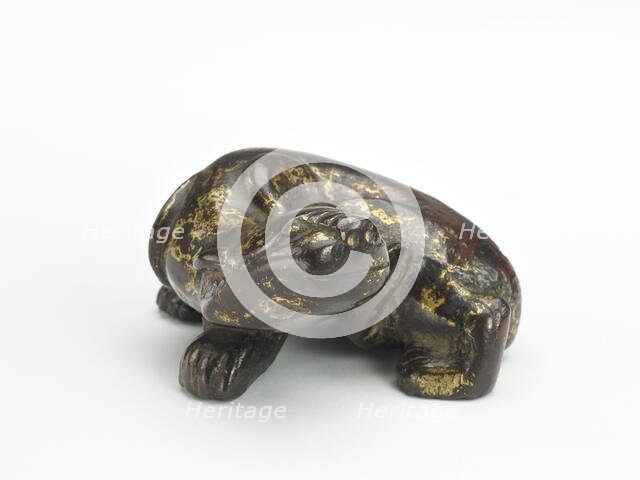 Tiger-shaped ornament or weight, Period of Division, 220-589. Creator: Unknown.