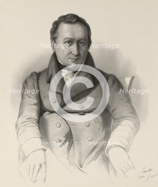 Portrait of Ludwig Tieck  (1773-1853), 1830-1840s.