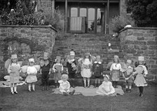 A children's party, Hellidon House, Northamptonshire, 1904. Artist: A Newton