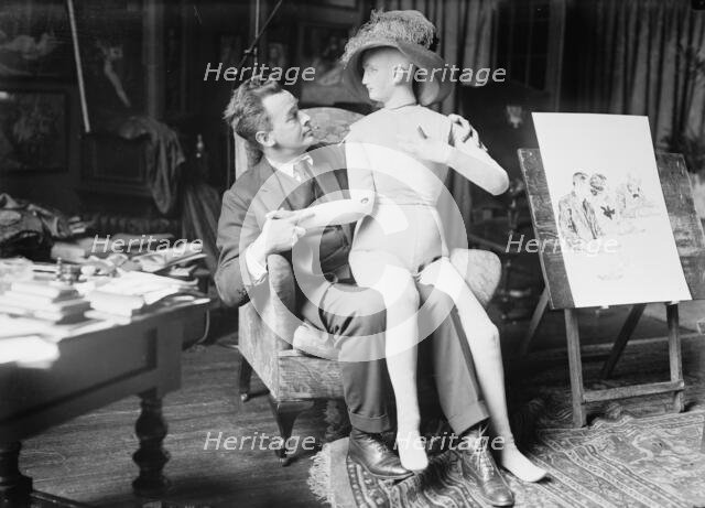 J.M. Flagg, 1913. Creators: Bain News Service, George Graham Bain.