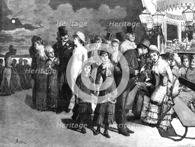 Evening at the Spa, Scarborough, 1881. Creator: Eugène Froment.