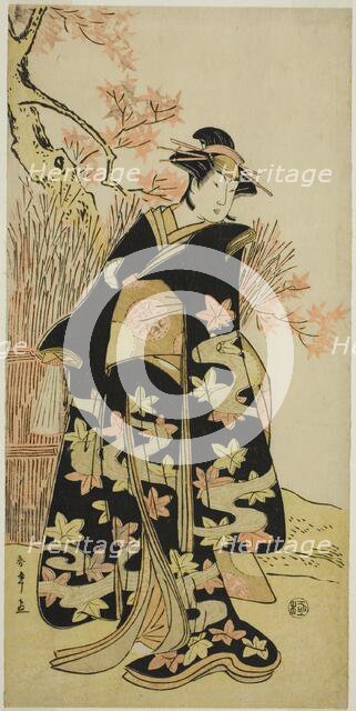 The Actor Iwai Hanshiro IV in an Unidentified Role, Japan, c. 1792. Creator: Shunsho.