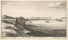 South East Corner of Tangier, 1669-73. Creator: Wenceslaus Hollar.