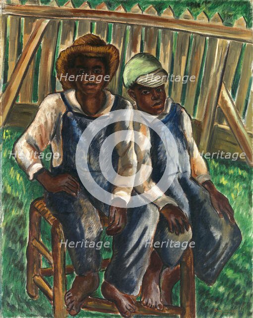 Brothers, 1934. Creator: Malvin Gray Johnson.
