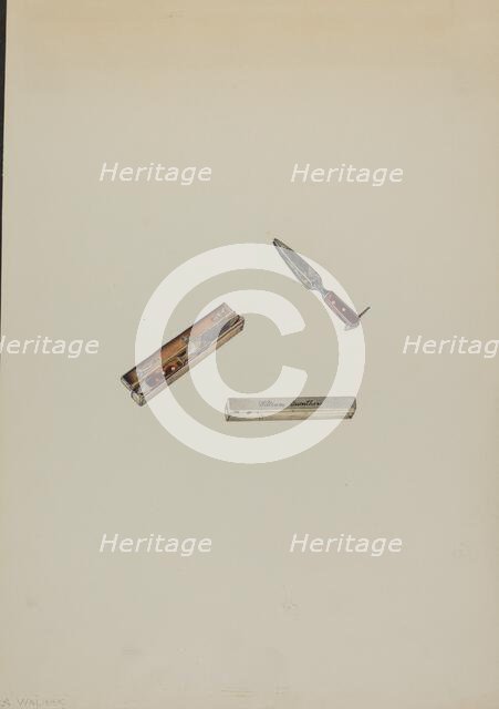 Pocket Manicure, c. 1939. Creator: Alfred Walbeck.