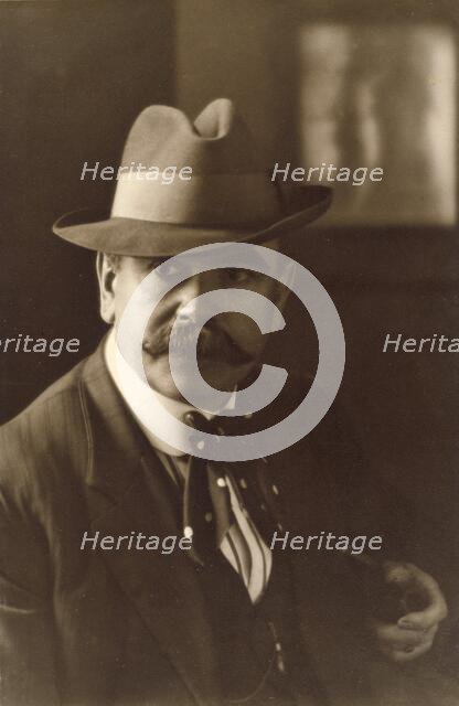 Self-Portrait, c.1910. Creator: Louis Fleckenstein.