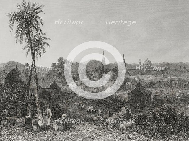 Damascus, 1840. Creator: Charles Nicolas Ransonnette.