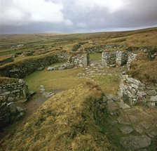 Houses of an Iron Age village, 2nd century BC. Artist: Unknown