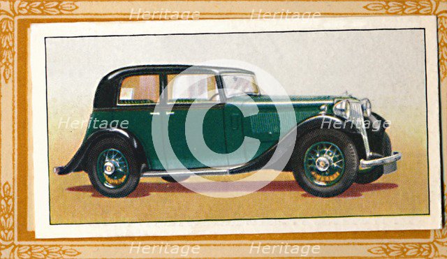 'Armstrong-Siddeley 17 Saloon', c1936. Artist: Unknown.