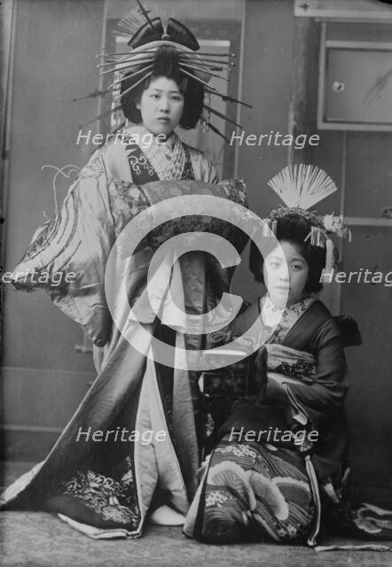 Japanese prostitutes, between c1915 and c1920. Creator: Bain News Service.