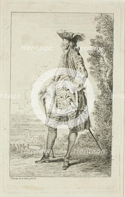 Figures de modes, c. 1710. Creator: Jean-Antoine Watteau.