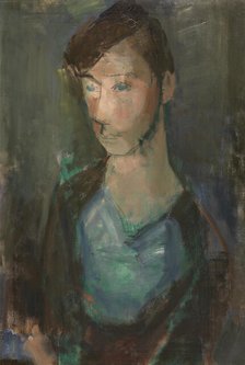 Woman with Toque, 1934. Creator: Hippolyte Daeye.