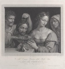 Salome and the head of Saint John the Baptist, 1815-35. Creator: Giovita Garavaglia.