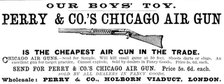 Advertisement for Perry & Co.’s Chicago Air Gun, 1890. Creator: Unknown.