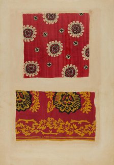 Handkerchief, 1935/1942. Creator: Unknown.