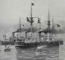Spanish-American War (1898): ships of the Spanish navy, 1898.  Creator: Enrique Laporta Valor.