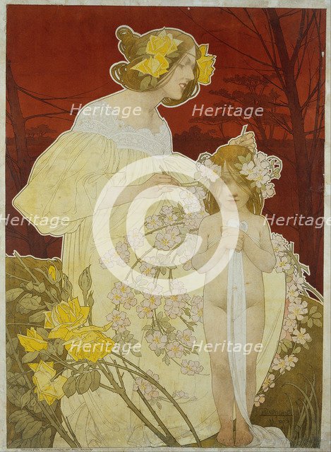 Palais de la Femme. Exposition de 1900. Artist: Privat-Livemont, Henri (1861–1936)