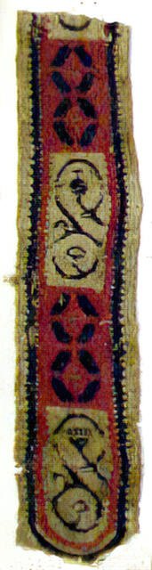 Textile Fragment, Coptic, 6th century. Creator: Unknown.