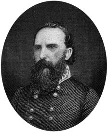 James Longstreet, Confederate general, 1862-1867.Artist: J Rogers
