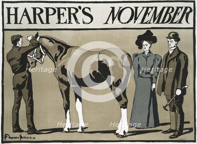 Harper's November, c1890 - 1907. Creator: Edward Penfield.