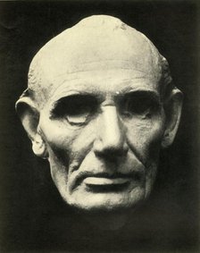 Life mask of Abraham Lincoln, 1860, (1930). Creator: Unknown.
