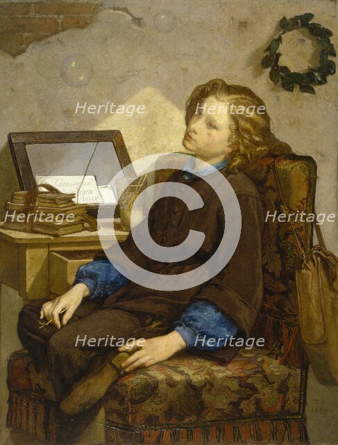 Daydreams, 1859. Creator: Thomas Couture.