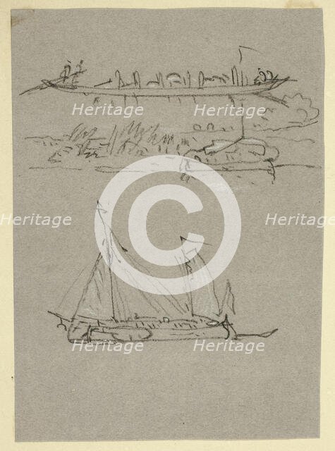 River Scenes, n.d. Creator: William Alfred Delamotte.