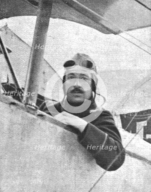 ''Des Braves; Le sous-lieutenant Marchal qui traversa l'Allemagne et survola Berlin', 1916. Creator: Unknown.