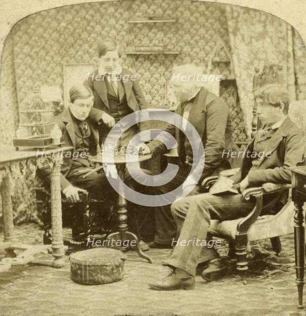 'Chess', 1850s. Artist: Unknown