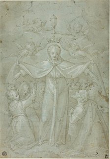 Virgin of Mercy (Madonna della Misericordia), ca. 1590-1600. Creator: Filippo Bellini.